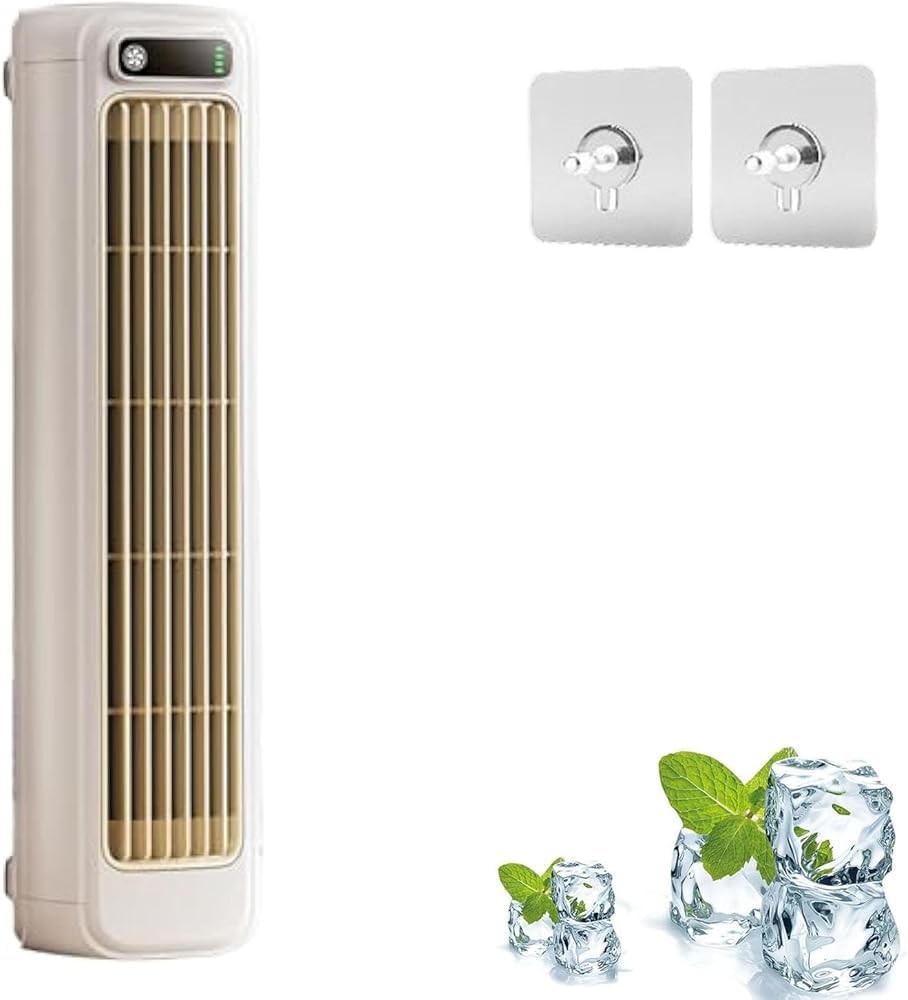 GENERIC Migilife Ventilateur De Climatisation Portable Ace – 3 Vitesses AC De Bureau Avec Chargement USB, Refroidissement Compact Pour Une Utilisation Au Bureau/à La Maison (couleur : Noir)