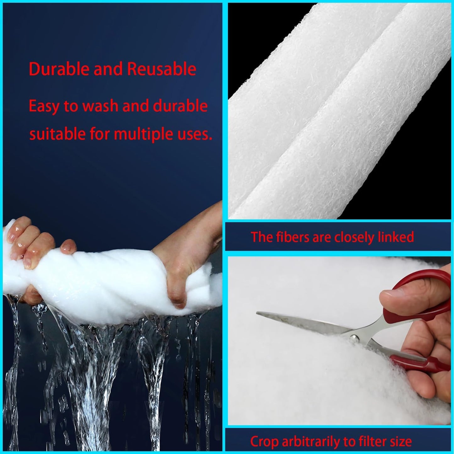 Filtre Pour Climatisation Gainable 50 X 120cm à Découper - G4 Convient Aux Conduits De Climatisation Industriel à Poussière (1pcs)