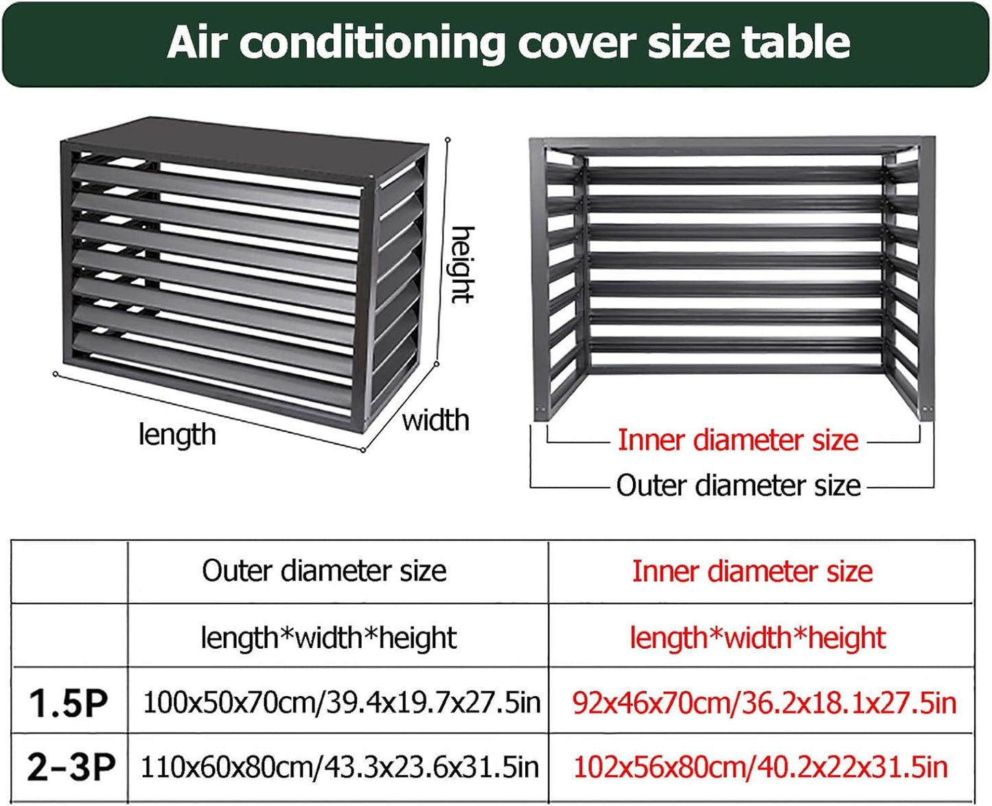 Grille De Protection Pour Climatiseur Extérieur Et Support De Fleurs En Aluminium Pour Climatiseurs Et Pompes à Chaleur. Boîtier Autoportant Pour Poubelles Ou Climatiseur
