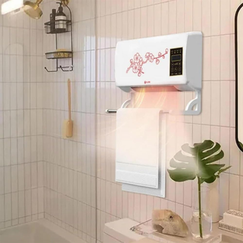  Petit Réchauffeur De Climatiseur,Refroidisseur Et Réchauffeur Ultra Silencieux, Avec Télécommande, Climatiseur Portable Pour La Maison/bureau/chambre (Blanc)