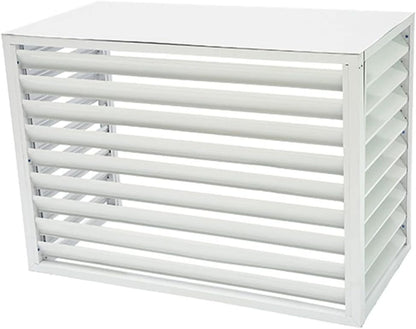 GENERIC Housse De Protection En Aluminium Pour Climatiseur Extérieur, Protection Contre Les Intempéries, Cachette élégante Pour Climatiseurs