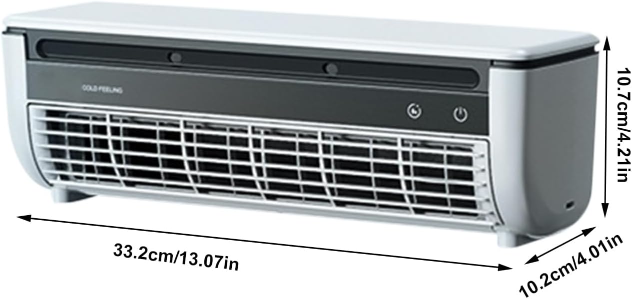  Générique Ventilateur Rafraîchisseur D'Air | Ventilateur D'Air Frais Pour Chambre à Coucher | Three-Speed Charge Sans Fil Gain De Place Pour Intérieur Extérieur Maison Caravane Salle De Sport