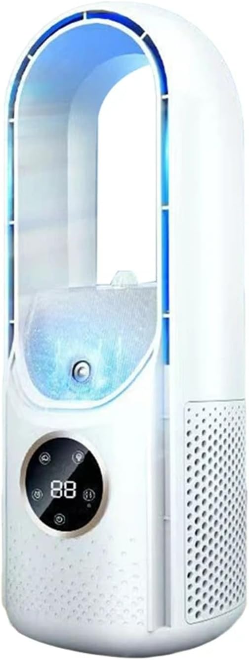 GENERIC Ventilateur De Refroidissement Portable Alimenté Par USB Avec 6 Vitesses De Vent - Fonction D'humidification En 3 Secondes - Parfait Pour La Maison, La Chambre à Coucher, Le Bureau, Excellente Idée