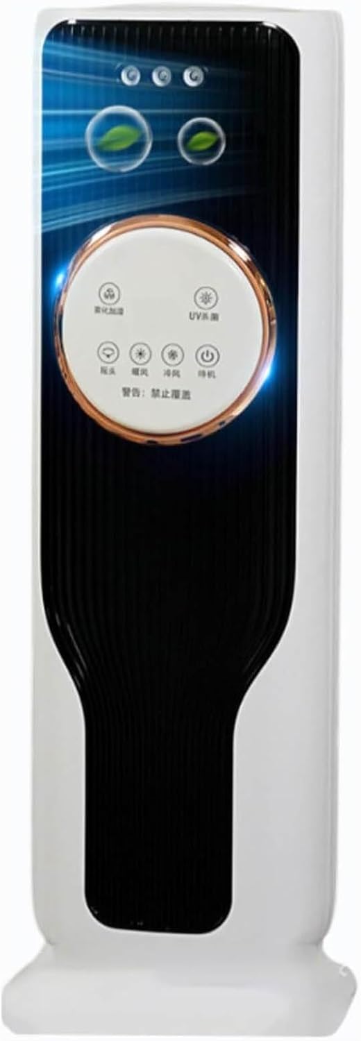 GENERIC Refroidisseur D'air évaporatif Portable Avec Télécommande, 4 Modes, 3 Vitesses, Affichage LED, Minuterie 12 H, Arrêt Automatique, Réservoir De 1,2 L, Ventilateur De Refroidissement Silencieux Sans