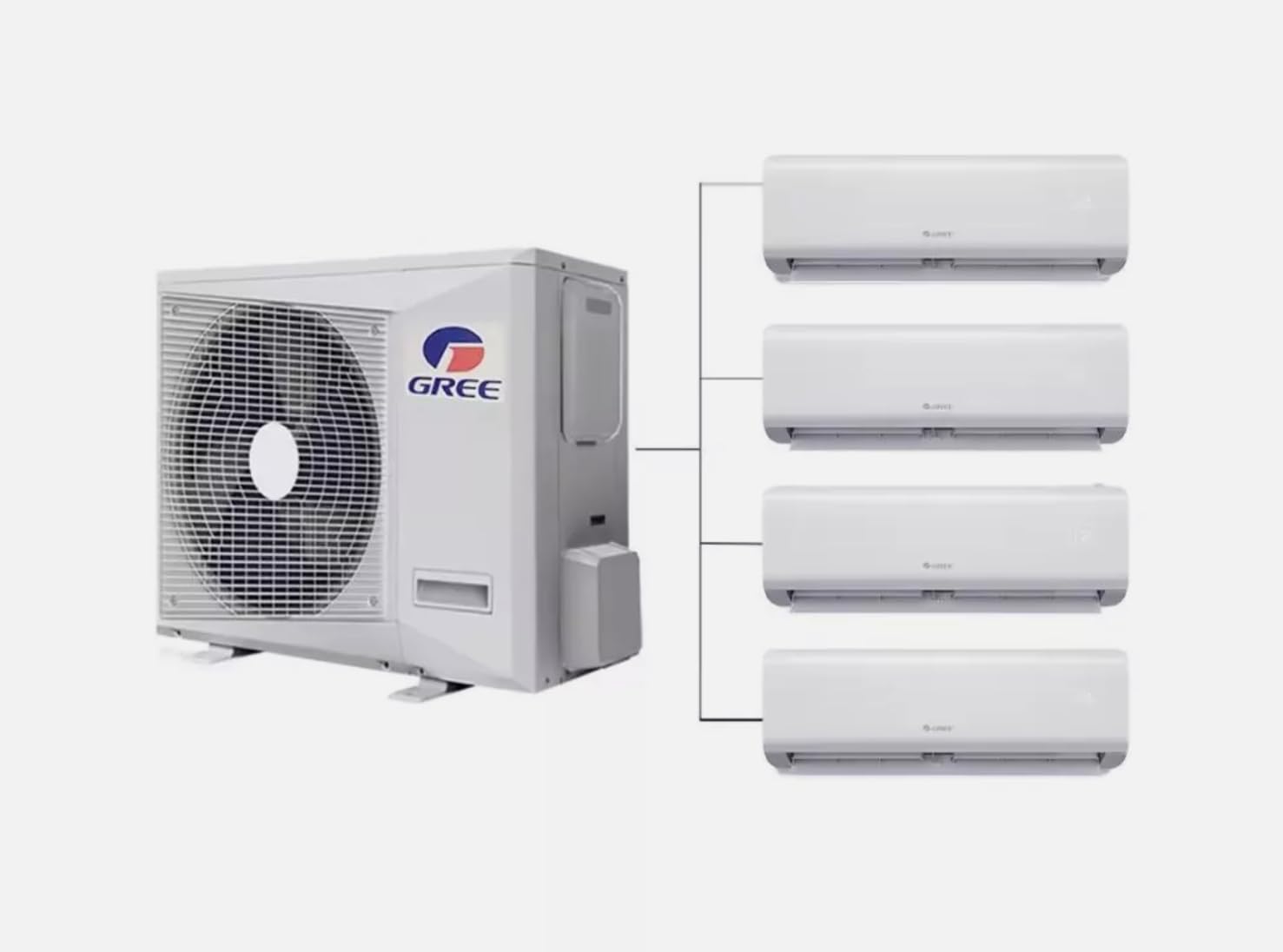 GENERIC 36000BTU Ductless Multi 9K + 12K + 18K Zones Mini Split Climatiseur Et Chauffage
