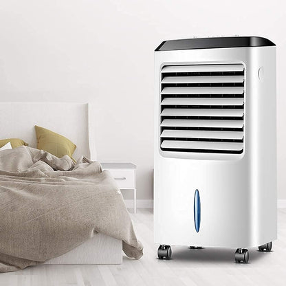  Refroidisseurs D'Air Par Évaporation Portables, Ventilateur Tour De Refroidissement Compact, Climatiseur Mobile Portable, Silencieux, Refroidisseur D'Espace À 3 Flux D'Air, Idéal Pour Les Climats Cha