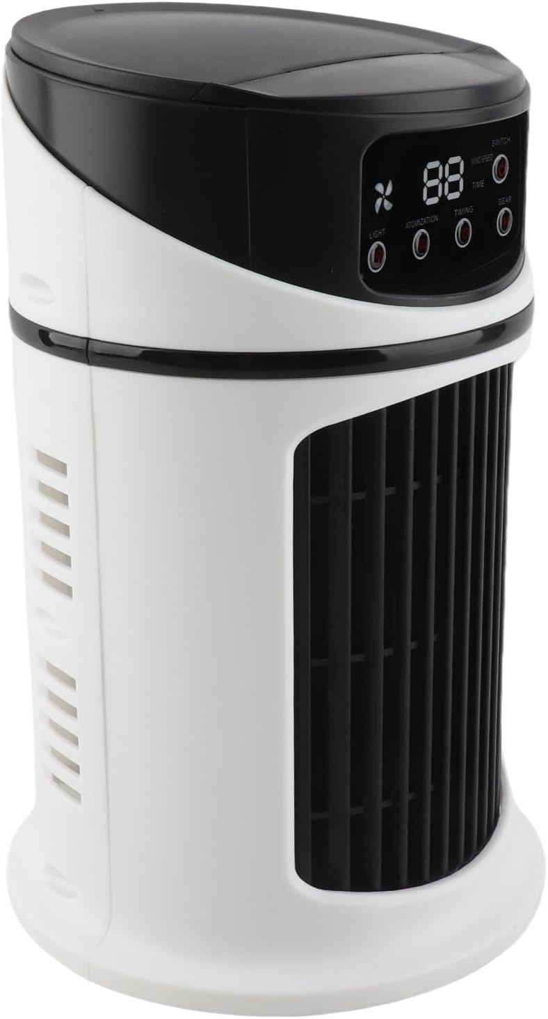  Refroidisseur D'air Par évaporation Personnel, Ventilateur De Climatiseur Portable USB Pour Chambre, Bureau, Mini Refroidisseur D'air Silencieux, Humidificateur, Dortoirs De Bureau, 1 X