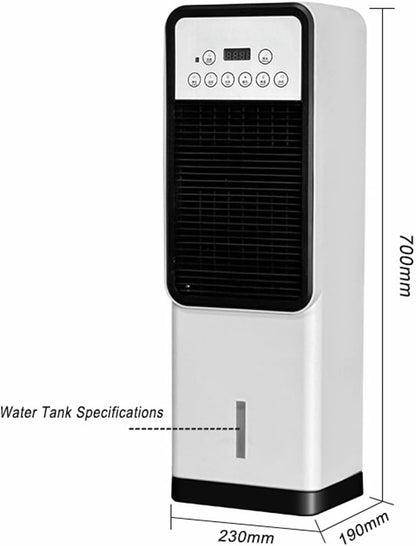  Télécommande - Classe énergétique A - Refroidissement Et Chauffage évaporatifs - Chauffage Mobile Et Ventilateur De Refroidissement