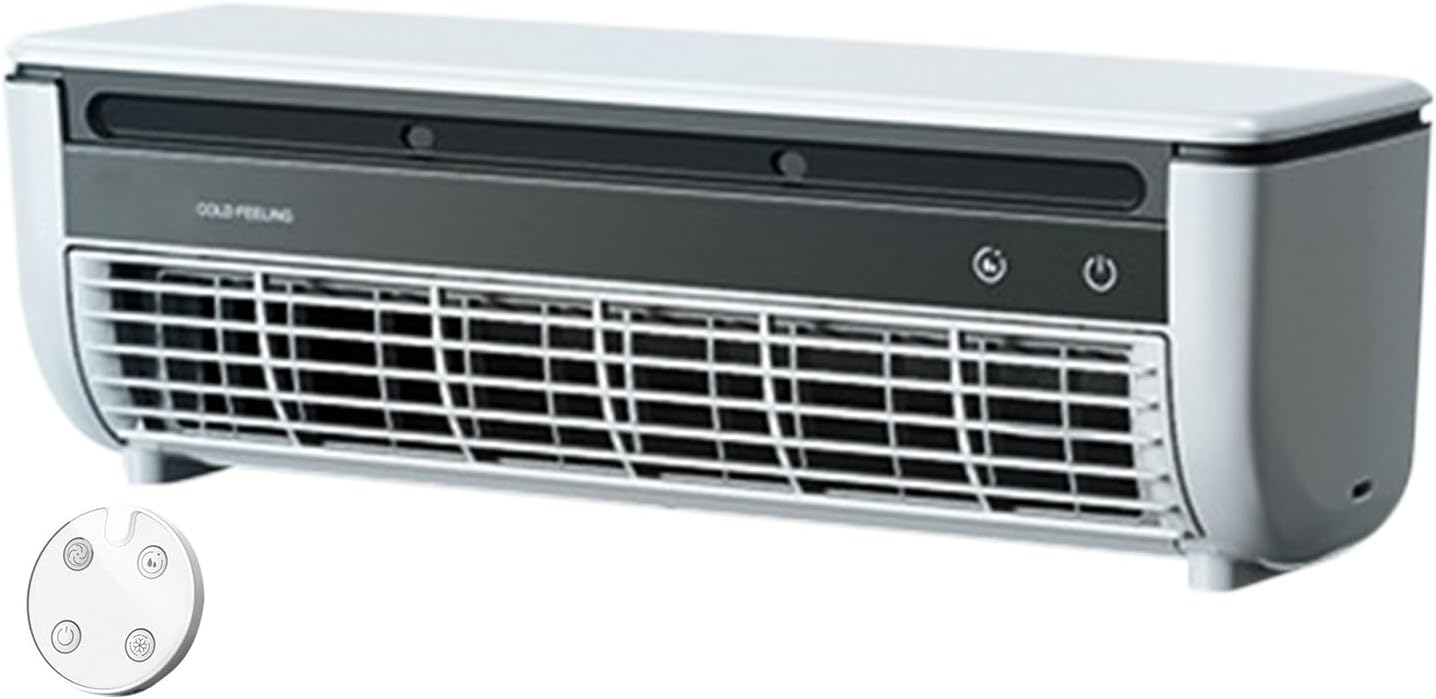  Climatiseur Mural Portable, Rechargeable Par USB, Sans Perçage, Pour Bureau, Refroidissement Rapide, Petit Rafraîchisseur D'air Pour Cuisine Et Chambre À Coucher.