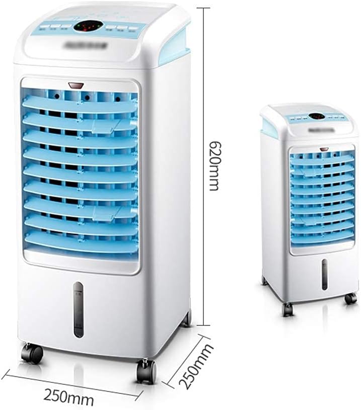 GENERIC Refroidisseur D'air Pour Bureau à Domicile Refroidisseurs D'air Refroidisseurs Par évaporation, Climatiseur Portable évaporatif Avec Ventilateur Humidificateur De Brumisation Télécommandé Et