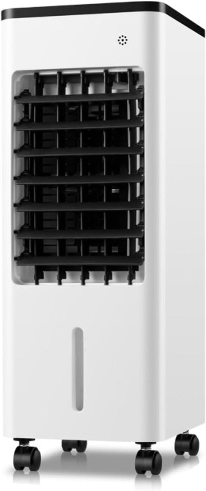 GENERIC Réservoir D'air évaporatif Portable 9L, Affichage LED, Pack De Glace Inclus, 3 Vitesses, 90 Oscillation, Minuterie 8H, Mode De Sommeil Silencieux, Ventilateur Efficace D'énergie Pour Le Refroidissemen