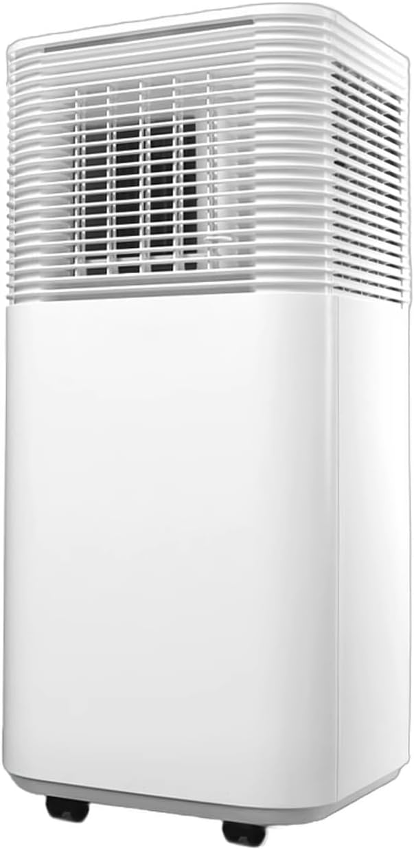 GENERIC Climatiseurs Portables 10000 BTU Pour Chambres Avec Déshumidification Télécommande 2 Vitesses Et Minuterie Pour Chambre Bureau Petits Espaces, 220V