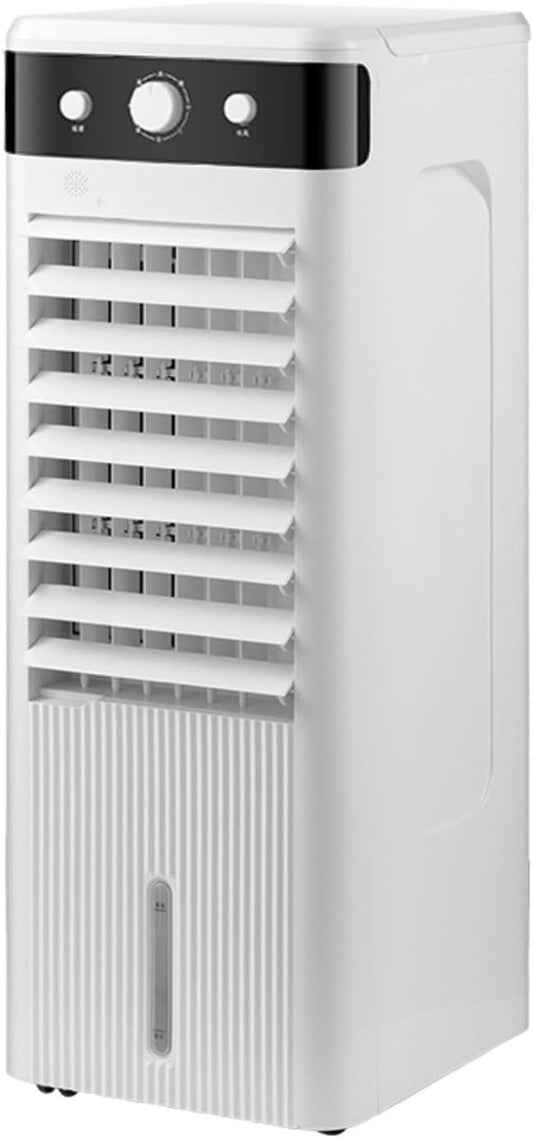 GENERIC Climatiseur Portable Avec Ventilateur Et Système De Refroidissement Sans évacuation, 3 Vitesses, Grand Réservoir, Silencieux (46 DB), Minuterie 12 H Et Compartiment à Glace. Idéal Pour La Ch