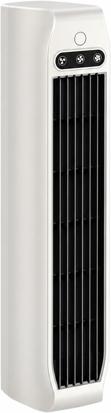  AirZuma Climatiseur Portable - Rafraîchisseur D'Air CoolCore™ Sans Fil 12h D'Autonomie - Économies D'Énergie Jusqu'à 90% - Ultra Silencieux Sécuritaire Sans Lame - 3 Vitesses Compact 325×75×75mm