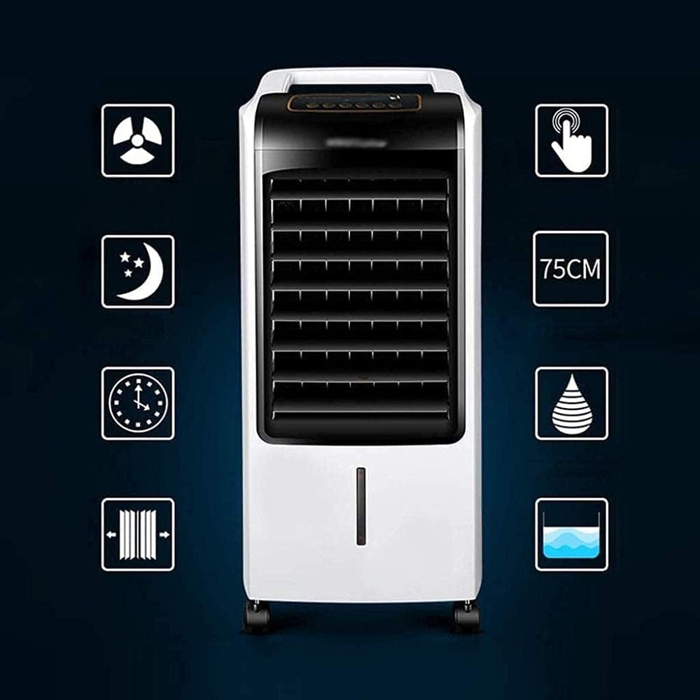 GENERIC Climatiseur Pour La Maison, Ventilateur Portable 3 Vitesses De Ventilateur Super Silencieux, Ventilateur De Refroidissement Mobile/humidificateur/purificateur D'air Pour La Maison, Le Bureau, La Cham