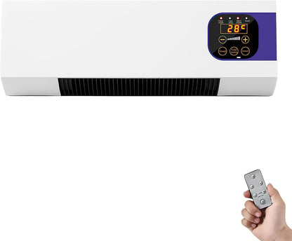  Kouamor Climatiseur Mural Et Radiateur Soufflant 1 En 1, 2 000 W, Portable, Petit Climatiseur, Avec Télécommande, Température De L'air Froid Non Réglable, Disponible Toute