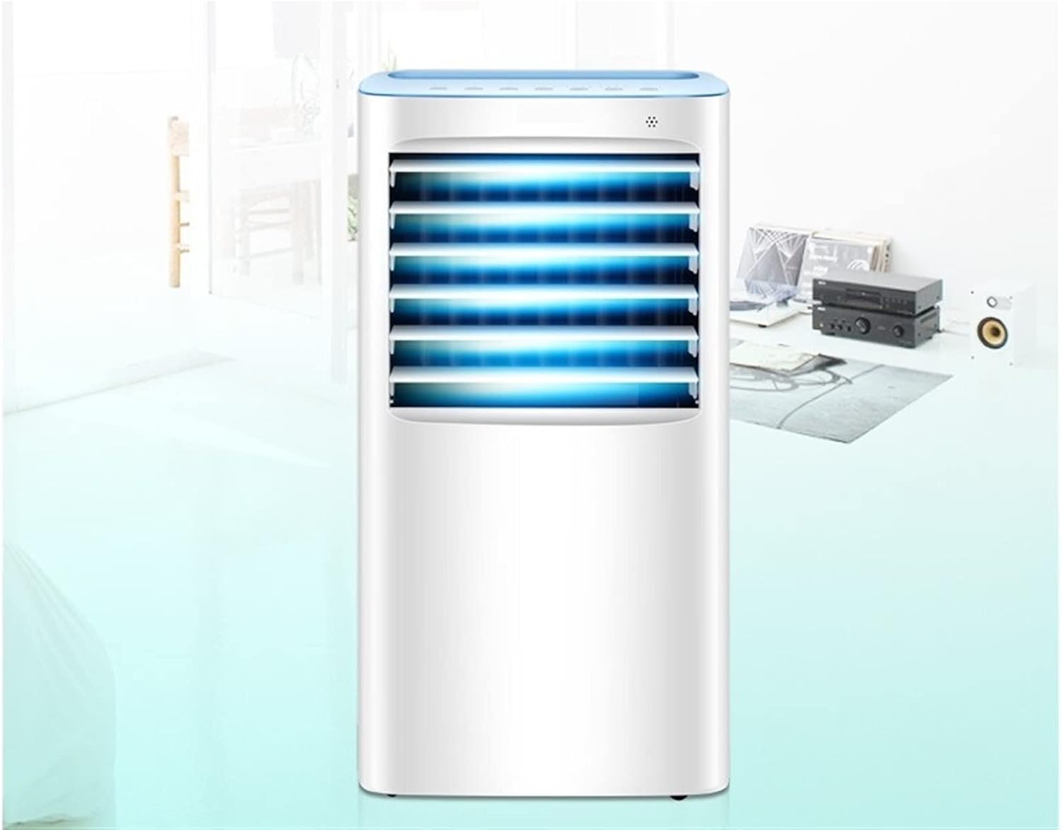  DieffematicKTY Climatiseur Mobile Bedroom Floor-mounted Indoor Refrigeration Household Mobile Air Conditioner With Remote Control Large Fan
