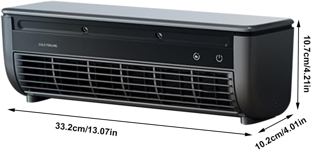  Climatiseur Mural Portable, Rechargeable Par USB, Sans Perçage, Pour Bureau, Refroidissement Rapide, Petit Rafraîchisseur D'air Pour Cuisine Et Chambre À Coucher.