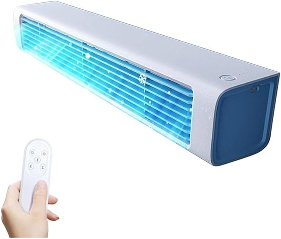  Climatiseur Mural Sans Fil, Sans Perçage, Portable Et économe En énergie Pour La Maison Et Le Bureau, Design Compact Avec Télécommande (climatiseur)