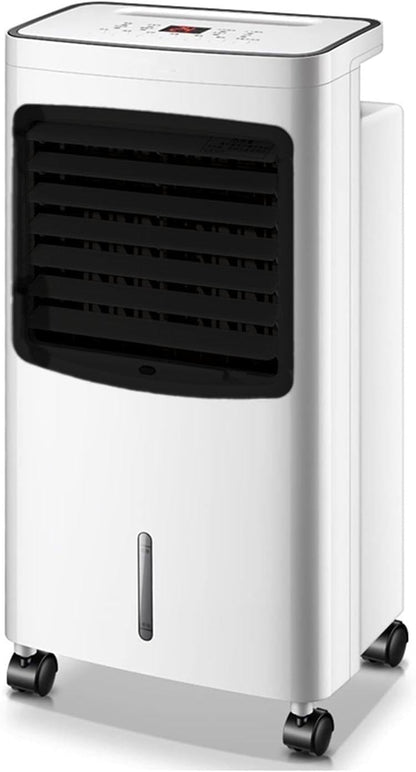 GENERIC Refroidisseur évaporatif Portable Avec Télécommande - Unité De Chauffage Et De Refroidissement Mobile Efficace En énergie Pour Une Utilisation Intérieure Et Extérieure, Conception Compacte Et Légère
