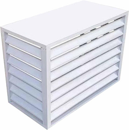  Housse En Aluminium Pour Climatiseur D'extérieur – Protection Résistante Aux Intempéries – Dimensions : 110 X 60 X 80 Cm, Durable, Design élégant, Idéale Pour Les Unités AC, Couleur B