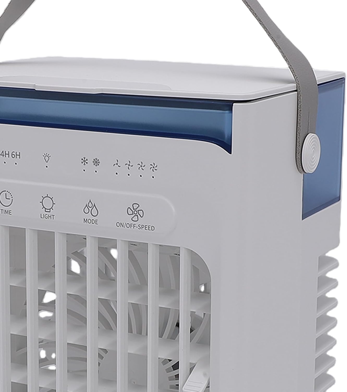  Yctze Refroidisseur D'air éVaporatif Portable Pour Travailleurs De Bureau Chambre à Coucher Bureau Refroidit L'air De 3-6°c Avec 4 Vitesses Vent Et Brume D'eau Réservoir D'eau