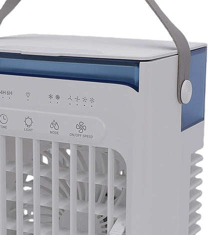  Yctze Refroidisseur D'air éVaporatif Portable Pour Travailleurs De Bureau Chambre à Coucher Bureau Refroidit L'air De 3-6°c Avec 4 Vitesses Vent Et Brume D'eau Réservoir D'eau