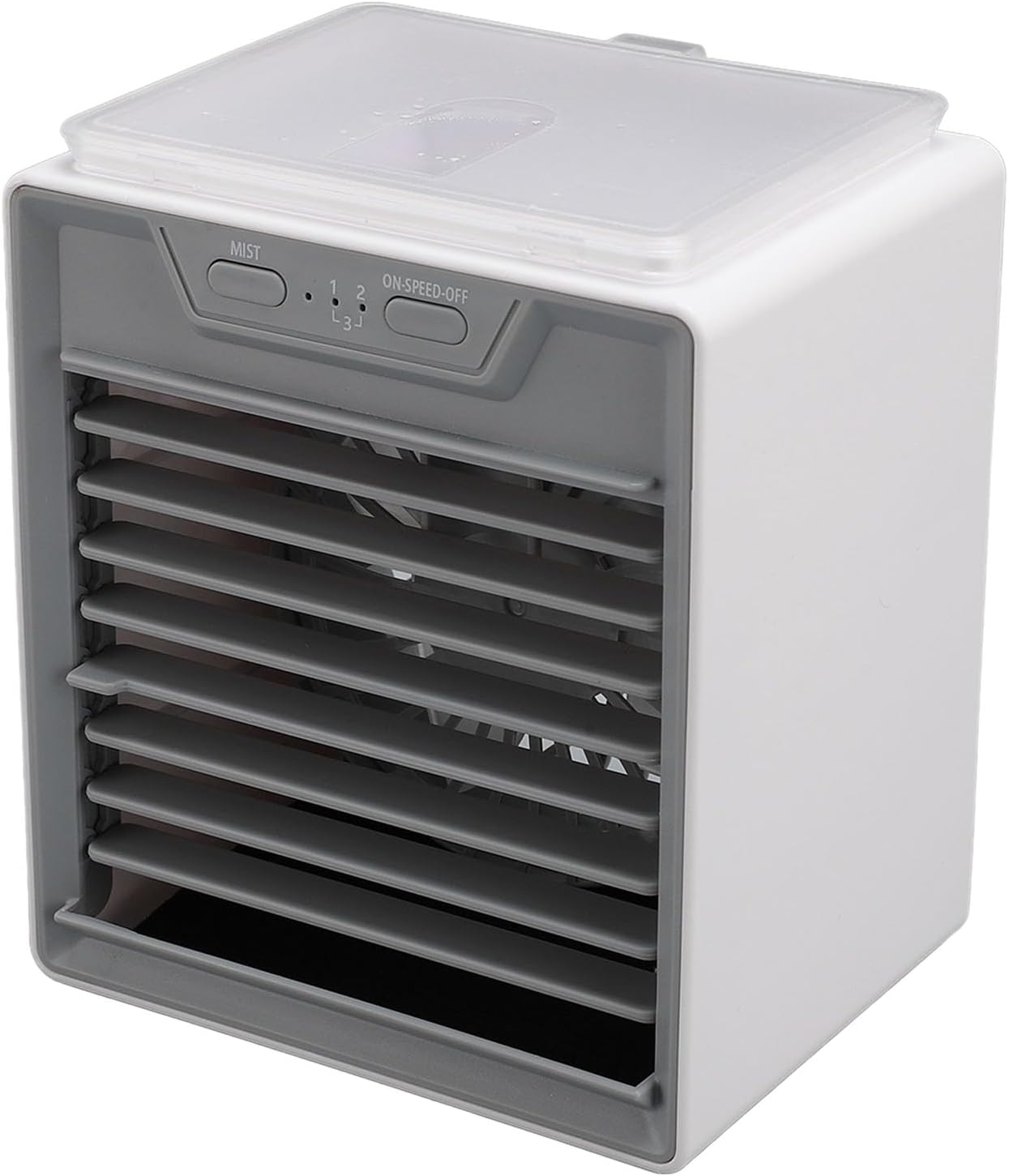  Jectse REFROIDISSEUR D'AIRS PAR ÉVAPORATION, Ventilarice De RefroidIlement Portable Avec Atomiseur à Ultrasons, Mode Brise, 2 Niveaux De Brume, 3 Visses De Ventilateur, Minuterie Et