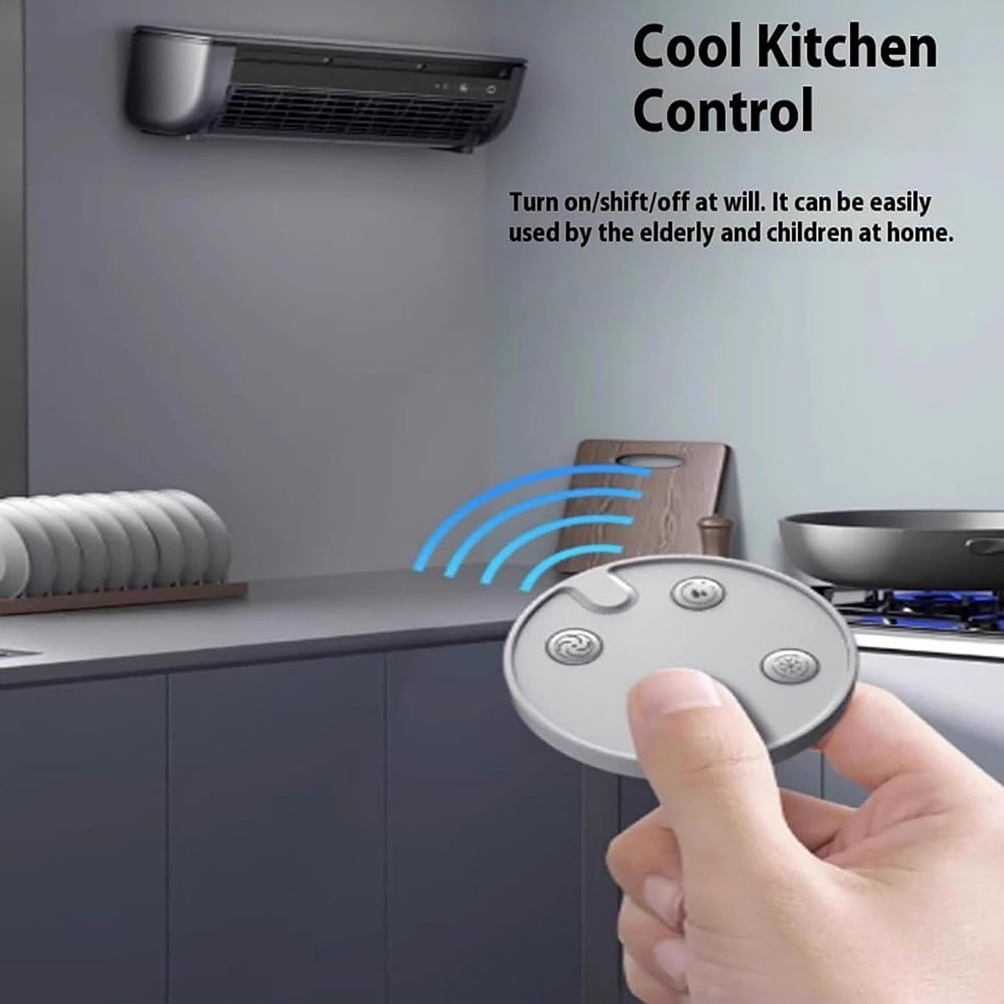  Refroidisseur D'air Mural Sans Fil De 6000mAh Avec Télécommande, Ventilateur Silencieux Pour Le Dortoir De Bureau De Chambre à Coucher, Unité De Climatisation Personnelle Portable, Réglages à 3 Vitess