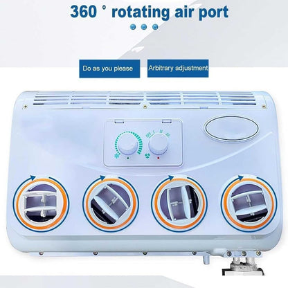  Climatiseur électrique De Toit Générique Pour Voitures, RV, Camions, Pelleteuses, Véhicules Agricoles, Buses, Camionnettes, 12 V, 24 V