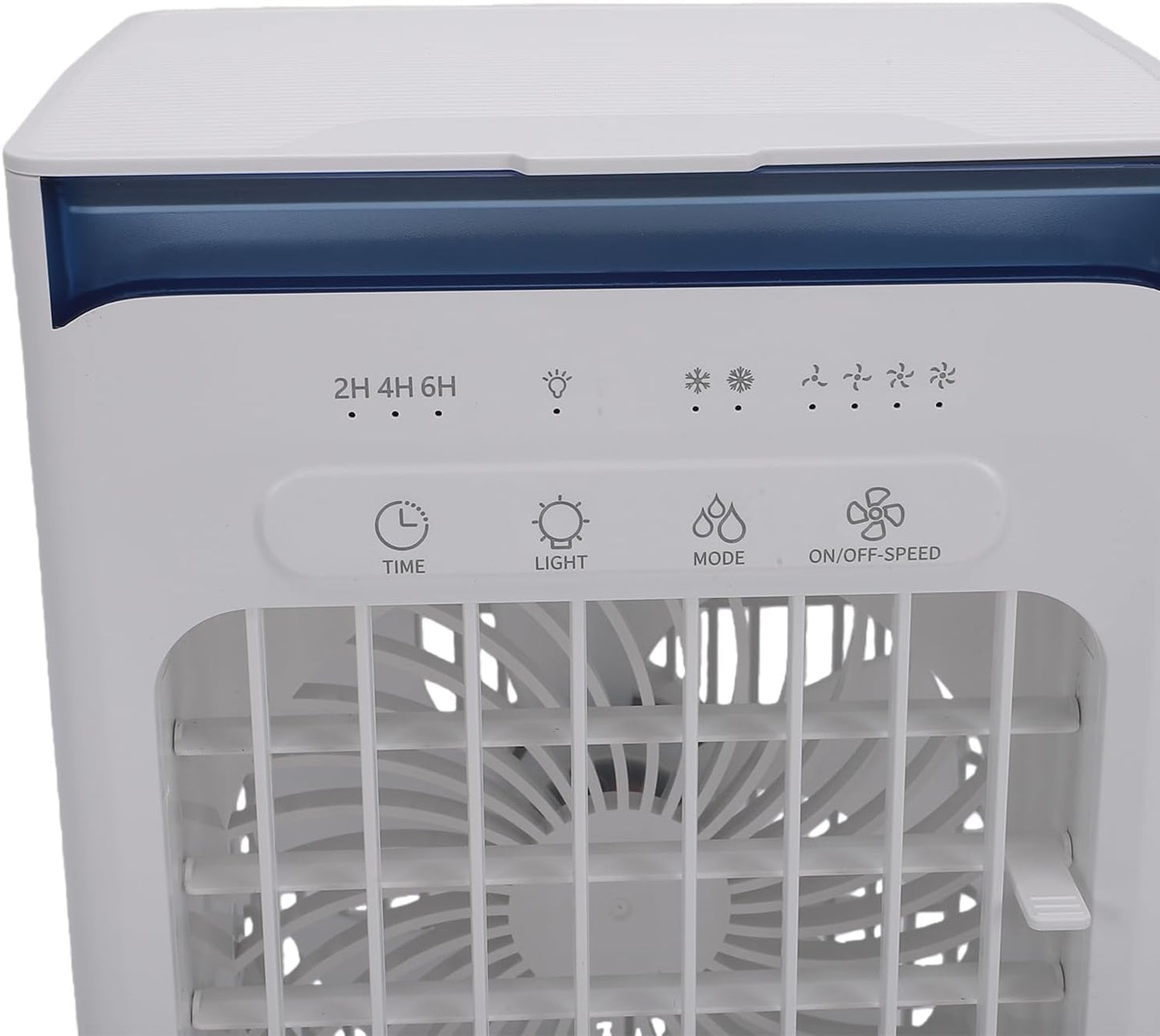  Yctze Refroidisseur D'air éVaporatif Portable Pour Travailleurs De Bureau Chambre à Coucher Bureau Refroidit L'air De 3-6°c Avec 4 Vitesses Vent Et Brume D'eau Réservoir D'eau