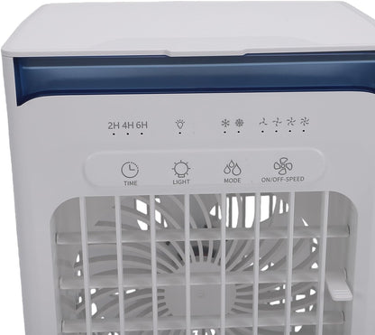  Yctze Refroidisseur D'air éVaporatif Portable Pour Travailleurs De Bureau Chambre à Coucher Bureau Refroidit L'air De 3-6°c Avec 4 Vitesses Vent Et Brume D'eau Réservoir D'eau