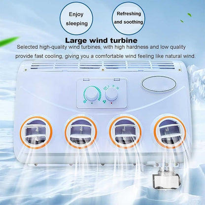  Climatiseur électrique De Toit Générique Pour Voitures, RV, Camions, Pelleteuses, Véhicules Agricoles, Buses, Camionnettes, 12 V, 24 V