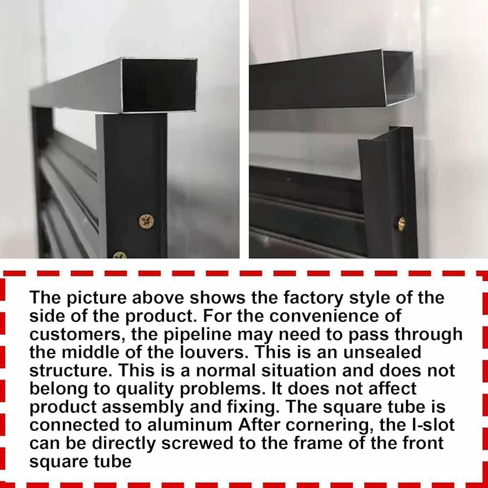 GENERIC Housse Antivol En Alliage D'aluminium Pour Climatiseur Avec Volet Supérieur, Protection Durable Pour Unité Extérieure Résistante Aux Intempéries Et Blindage Sécurisé Pour Systèmes CVC