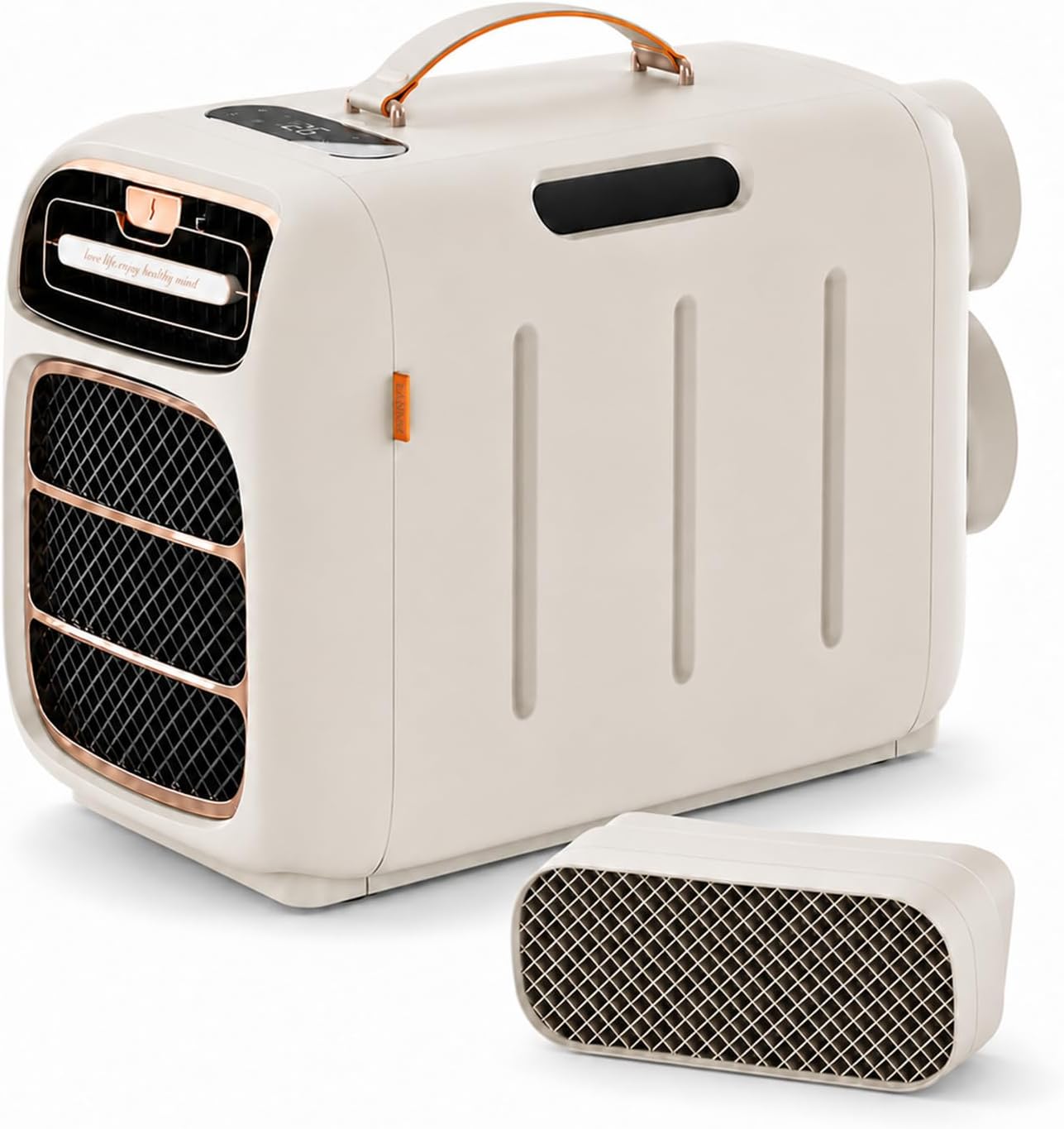  Climatiseur De Camping Portable 5000 BTU Pour Tente Cooling&Heating | Double Tuyau, Compresseur, Refroidissement 3s, Pour 5-10m², Basse Consommation 420W, Silencieux 45dB