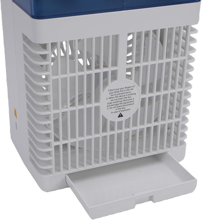  Yctze Refroidisseur D'air éVaporatif Portable Pour Travailleurs De Bureau Chambre à Coucher Bureau Refroidit L'air De 3-6°c Avec 4 Vitesses Vent Et Brume D'eau Réservoir D'eau