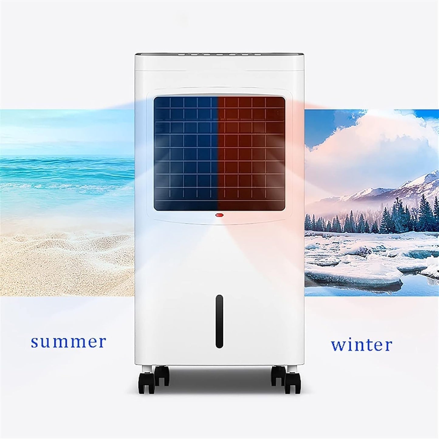 GENERIC Refroidisseur D'évaporation Portable Avec Télécommande - Unité De Refroidissement Mobile Efficace Pour L'énergie Pour La Maison Ou Le Bureau, Conception Compacte, Idéal Pour L'utilisation Estivale