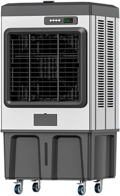  Climatiseur Portable Personnel Pour Marais, Avec Réservoir De 180 L Et 3 Vitesses, Climatiseur À Évaporation Pour Chambre, Bureau, Extérieur(62 * 42 * 130cm)