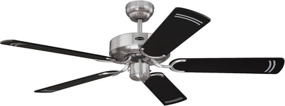  Westinghouse -78370 Ventilateur De Plafond D’intérieur En Acier Brossé De 132 Cm Cyclone