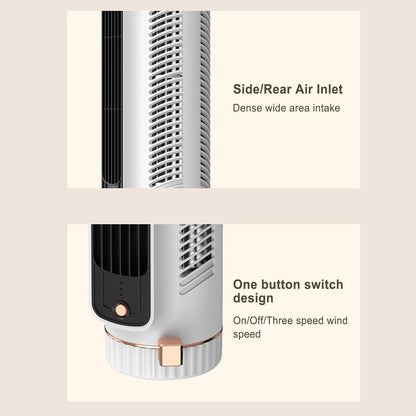  Mini Climatiseur Personnel - Ventilateur De Refroidissement Portable - Alimentation USB AC - 3 Vitesses - Tête Oscillante - Mini Climatiseur Pour Chambre à Coucher Et Voiture