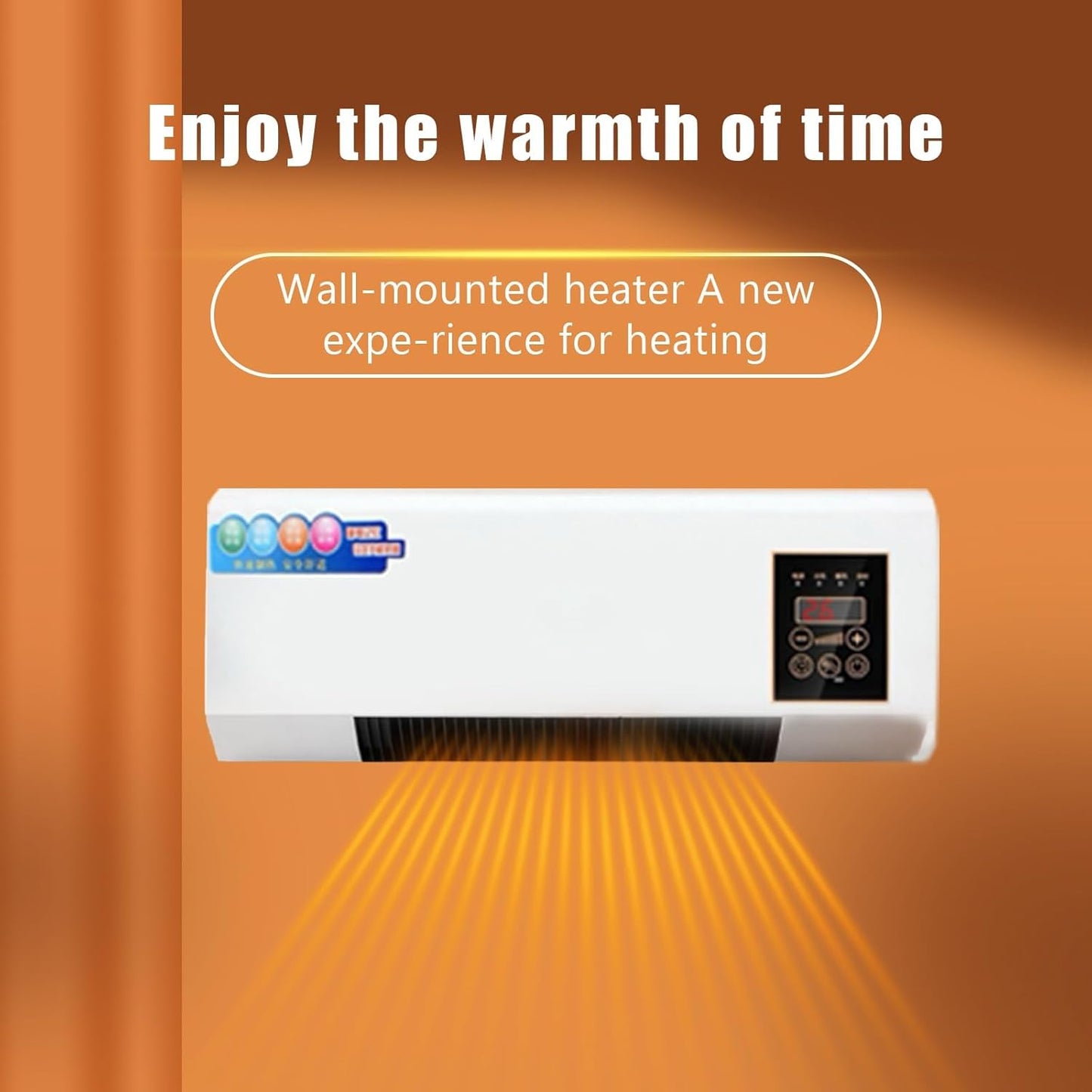  Climatiseur Portable Split 2-en-1 De 2000 W, Mini Climatiseur Mural Avec Minuterie, Ventilation Et Chauffage Rapides Et Naturels(A)