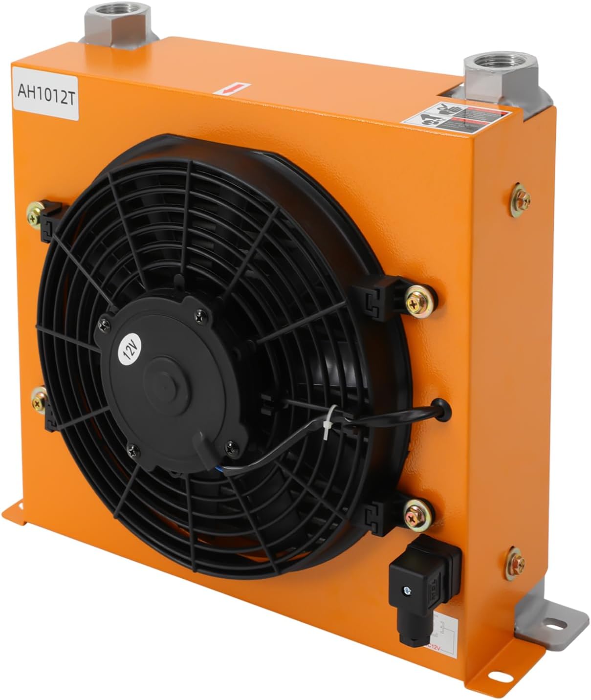  Refroidisseur D'air Hydraulique, 120 W CC 12 V, Refroidisseur D'huile Refroidi Par Air, 6000 Kcal/h, 100 L/min, Faible Bruit De Travail, Pour Huile Hydraulique, Transmission Et Mécanismes De