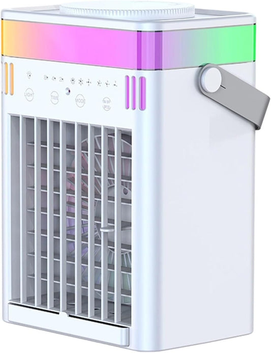  Climatiseur Évaporatif Silencieux Mobile, Ventilateur Colonne Sans Pales Intelligent Avec Télécommande, Refroidisseur D'Air Portable à Usage Domestique Pour Chambre, Salon, Dortoir D'Été