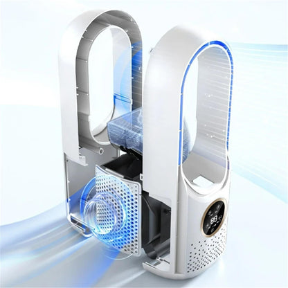 GENERIC Ventilateur De Refroidissement Portable Alimenté Par USB Avec 6 Vitesses De Vent - Fonction D'humidification En 3 Secondes - Parfait Pour La Maison, La Chambre à Coucher, Le Bureau, Excellente Idée