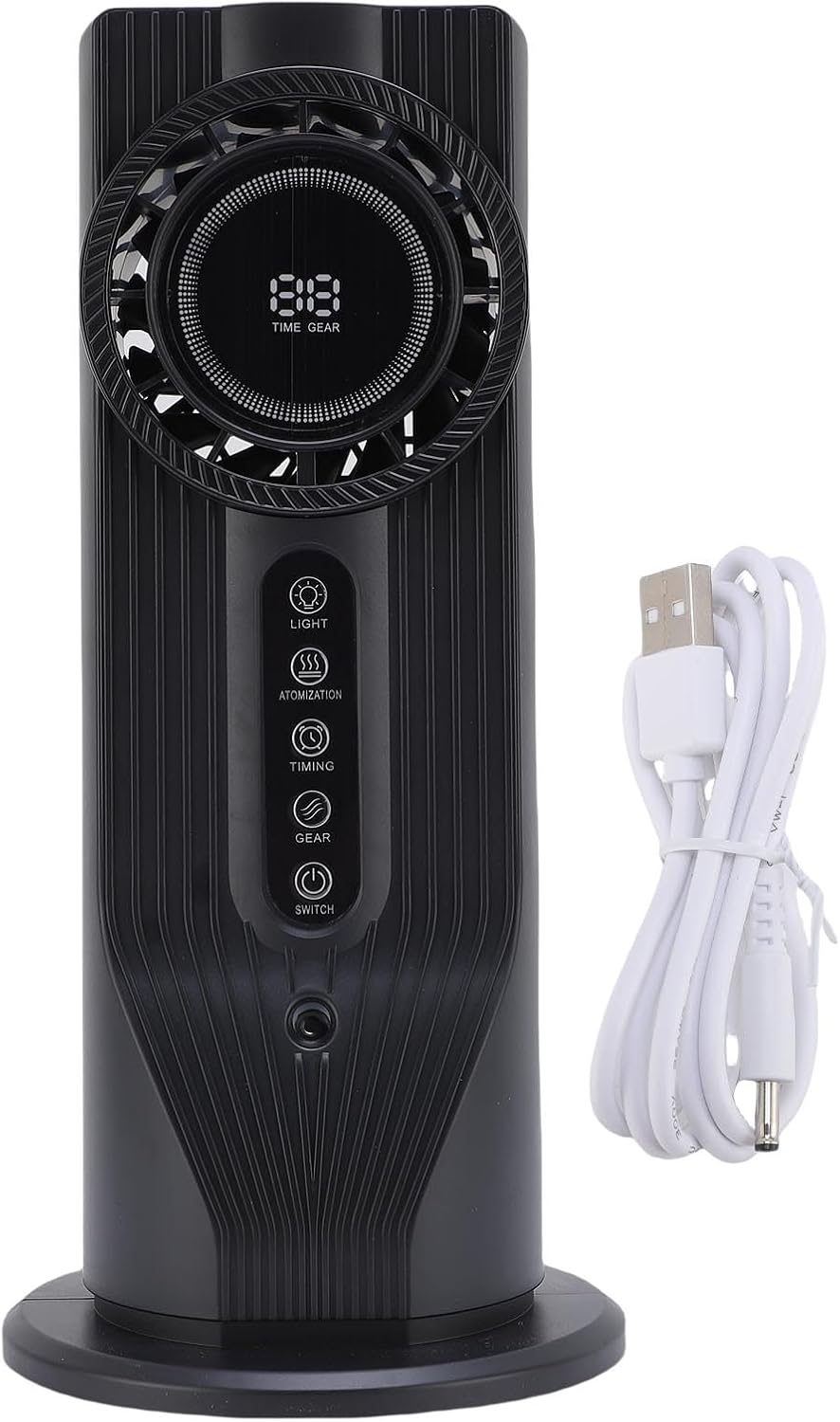 Hyuduo Refroidisseur D'air Portable, Matériau ABS, 6 Vitesses Réglables, Minuterie De 6 Heures, Idéal Pour Les Bureaux Et Les Dortoirs