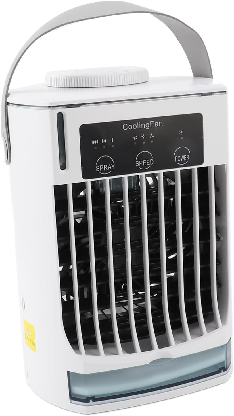  Climatiseur Portable Refroidisseur D'air Par évaporation USB Personnel Vitesses De Vent Réglables Ventilateur De Refroidissement De Bureau Pour La Maison Camping Bureau