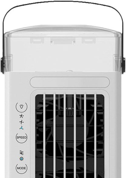  F Fityle Climatiseur Portable 3 En 1, Ventilateur Rafraîchisseur Avec Humidificateur Et Purificateur, 3 Vitesses, Écran Tactile, Réservoir 480ml, Silencieux Pour Bureau Et Chambre