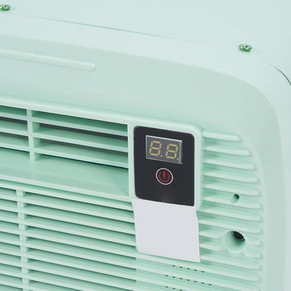  SIXRUN Climatiseur Portable 2300BTU Pour Camping Avec TéléCommande à Commande Vocale Pour VR Bureau Maison Petites Pièces Jusqu'à 150 Pieds Carrés (Prise UE 220V)
