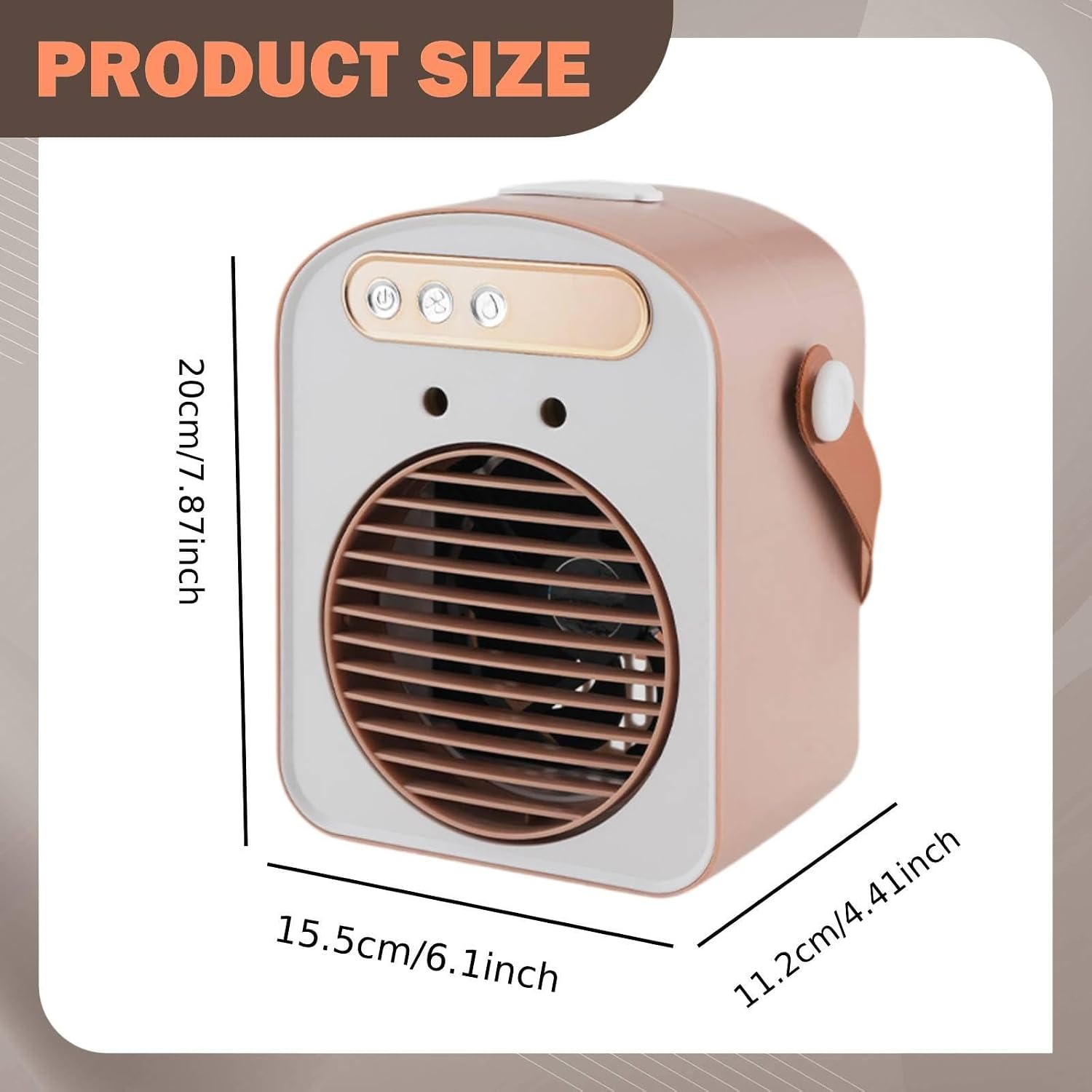  Colcolo Climatiseur Portable, Ventilateur Personnel Compact Avec, Petit Et Silencieux, Mini Rafraîchisseur D'air Par évaporation Pour Chambre,