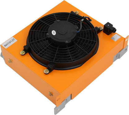  Refroidisseur D'air Hydraulique, 120 W CC 12 V, Refroidisseur D'huile Refroidi Par Air, 6000 Kcal/h, 100 L/min, Faible Bruit De Travail, Pour Huile Hydraulique, Transmission Et Mécanismes De